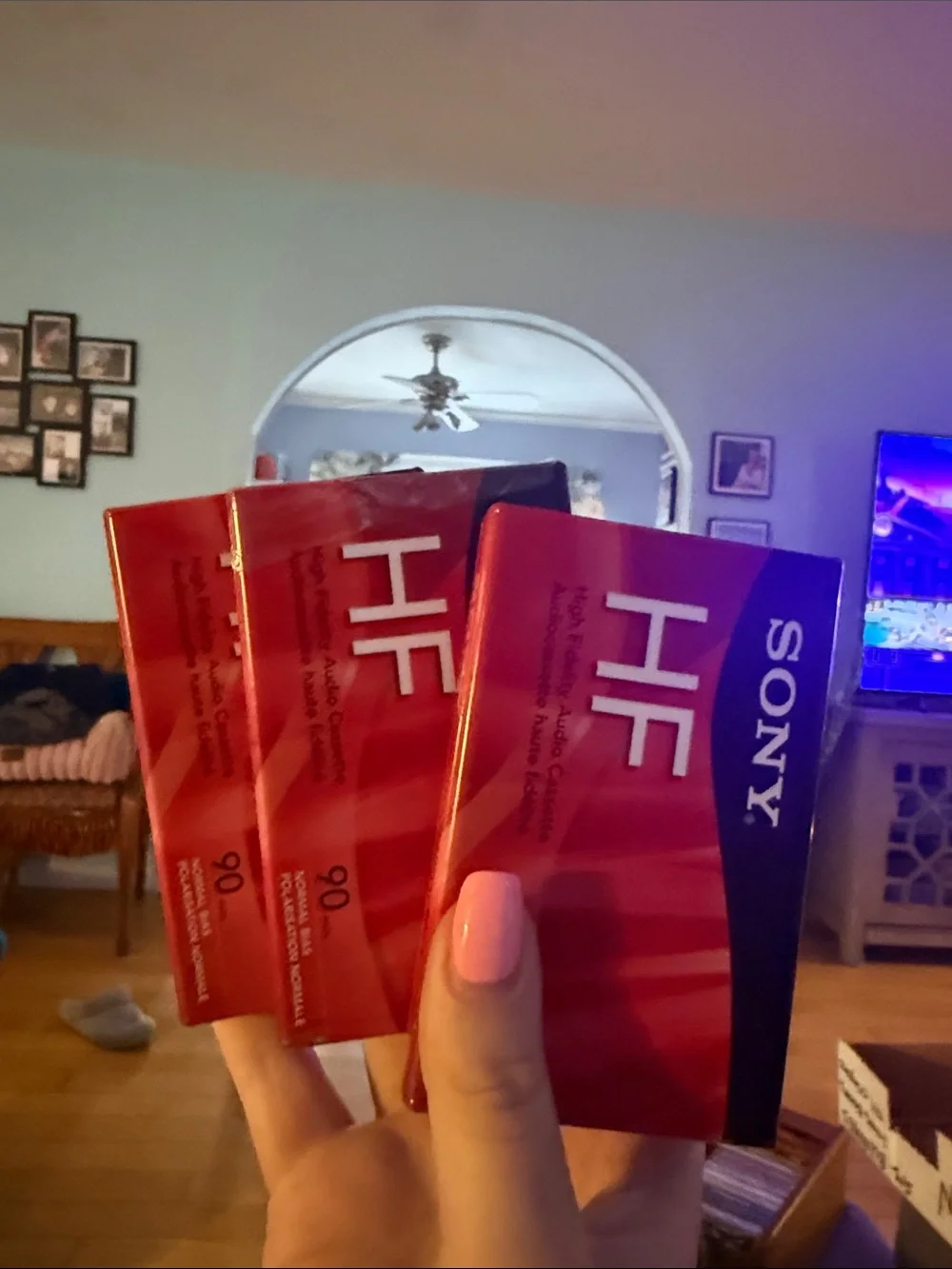 Sony HF 90 Audio Cassettes - Red Packaging